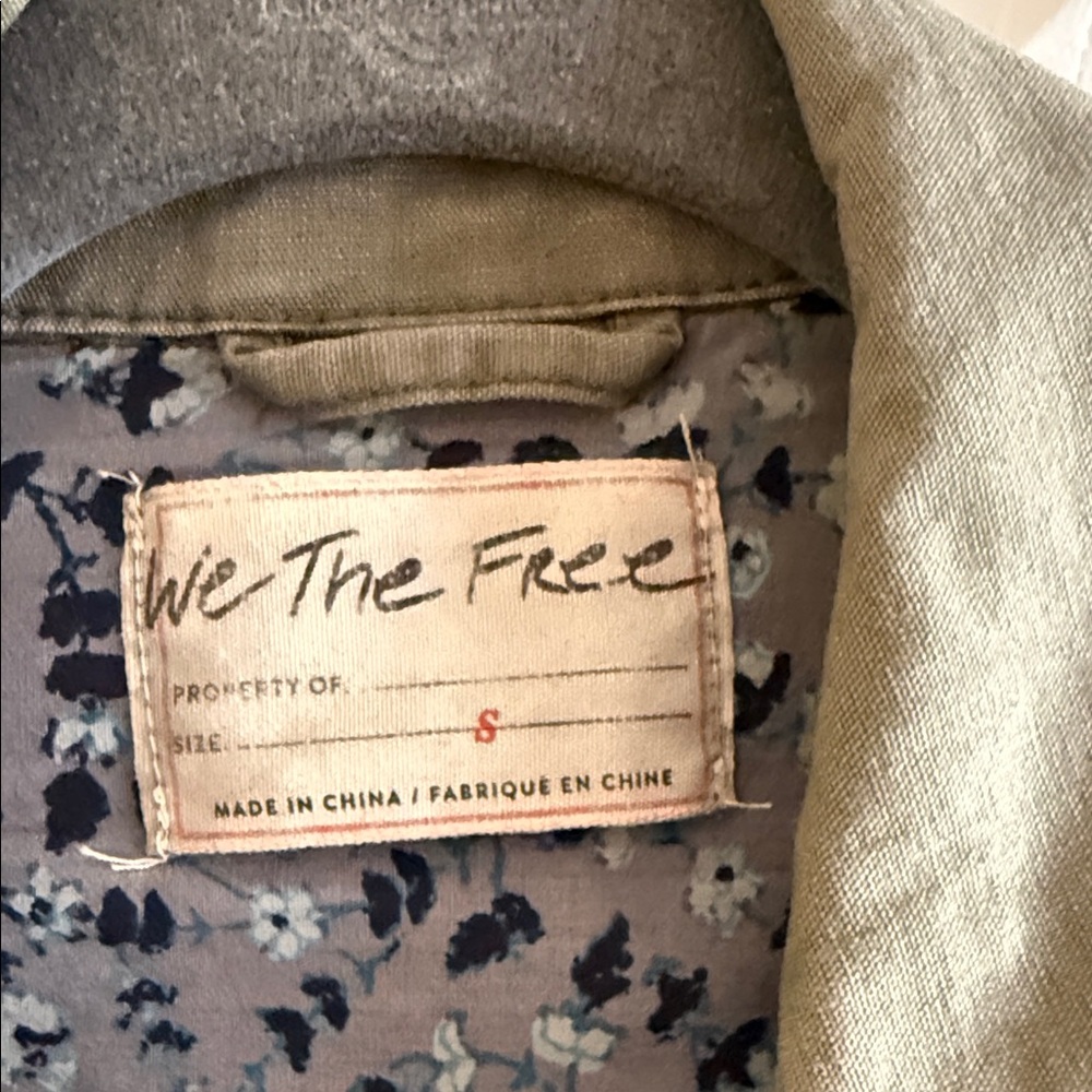 We The Free Khaki Field Coat - Picture 2 of 6